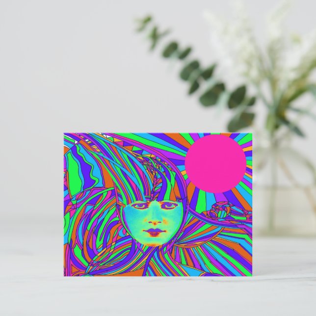 Internetdator Postkort Vykort (Stående Fram)