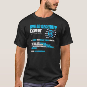 Internetdatorprogrammerare IT-säkerhetsexpert T Shirt