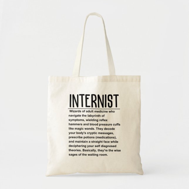 Internist Tygkasse (Framsidan)