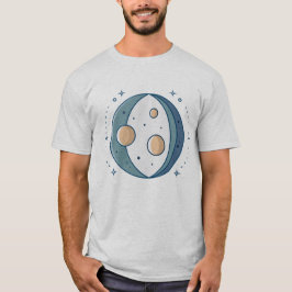 Interplanetell justering i kosmisk dubbelhet t shirt