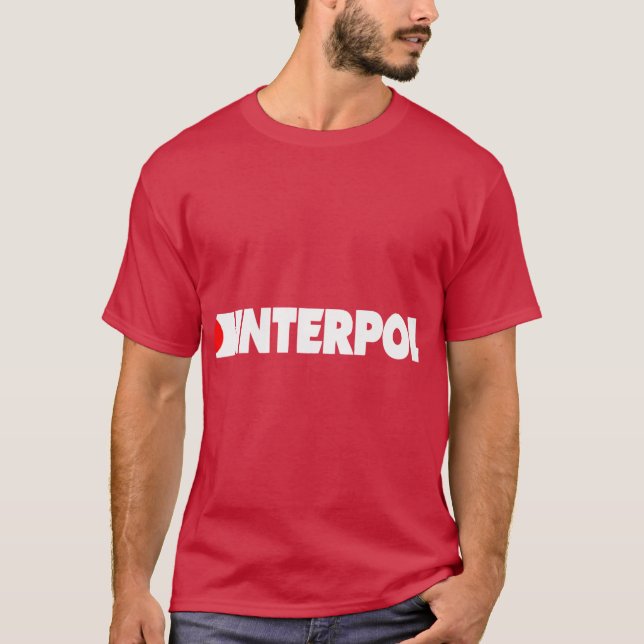 Interpol band tjej t shirt (Framsida)