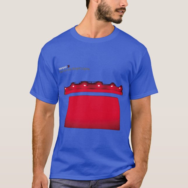 Interpolurn På de starka ljusen vän vän T Shirt (Framsida)