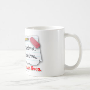 Interpunktion sparar liv kaffemugg