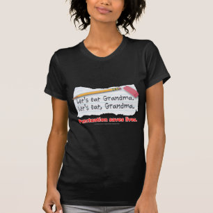 Interpunktion sparar liv tee