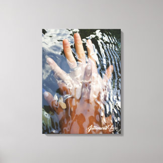 Interrasistiskt Kärlek Canvastryck