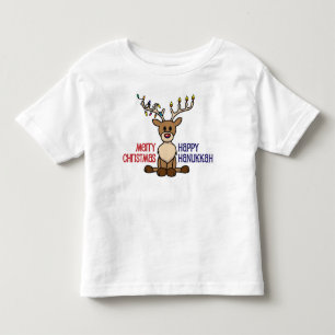 Interreligiös Hanukkah/Jul Småbarn T-Shirt