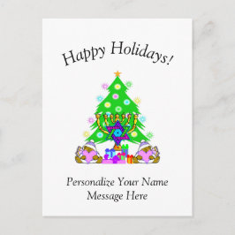 Interreligiöst Glad helg-kort Vykort