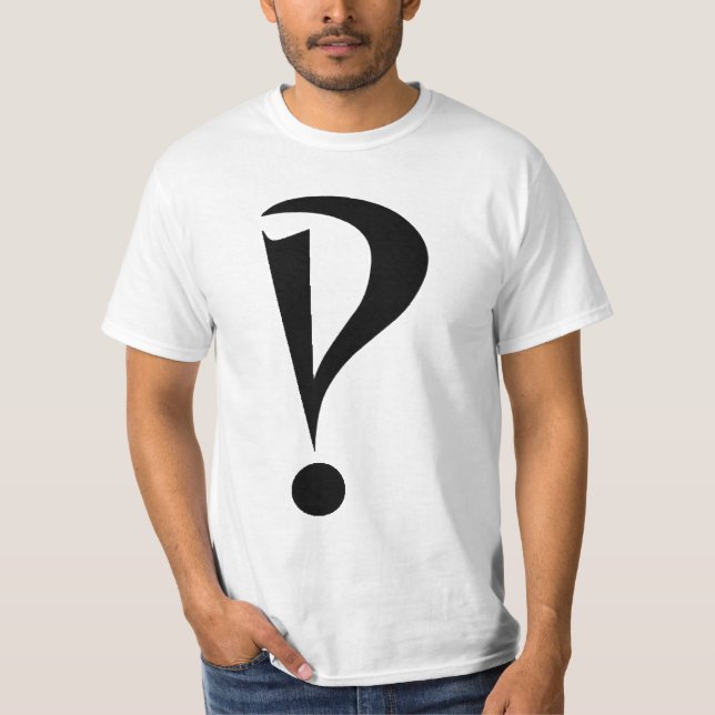 Interrobang T Shirt (Framsida)