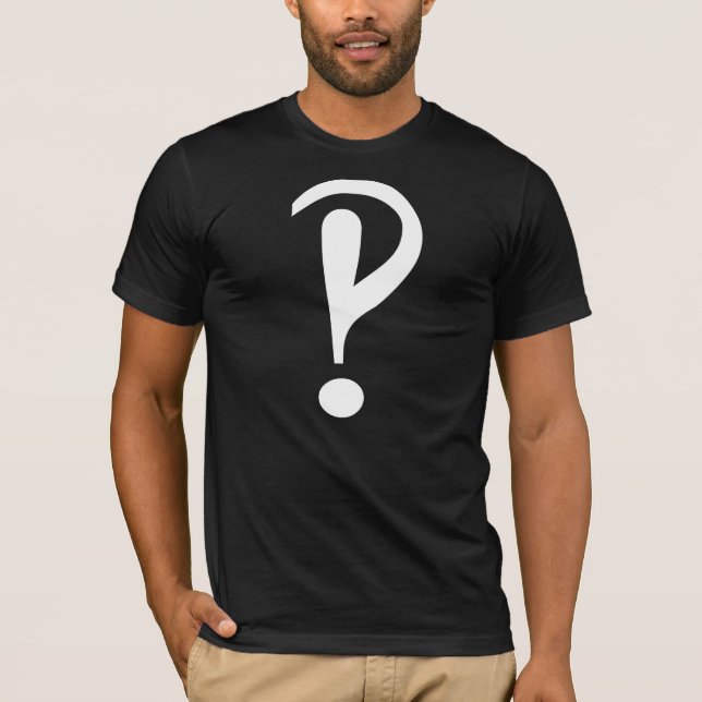 Interrobang T-tröja T-shirt (Framsida)
