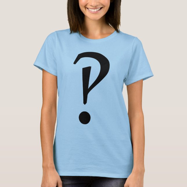 Interrobang T-tröja T-shirt (Framsida)