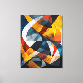 Intersecting Currents of Light Canvastryck