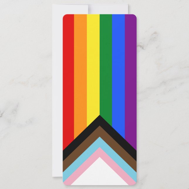 Intersection Gay pride Rainbow Flagga Bookmark (Framsida)