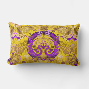 Intersex Dragon Damask - Intersex Pride Flagga Fär Lumbarkudde