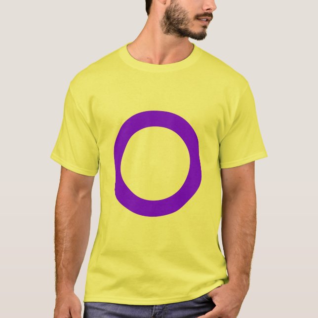 Intersex Flagga T-Shirt (Framsida)