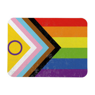 Intersex-inclusive Progress Pride Flagga Magnet