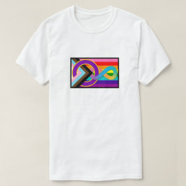 Intersex Neurodivergent Progressivt Pride Flagga T Shirt