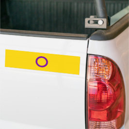 Intersex Pride Flagga Bildekal