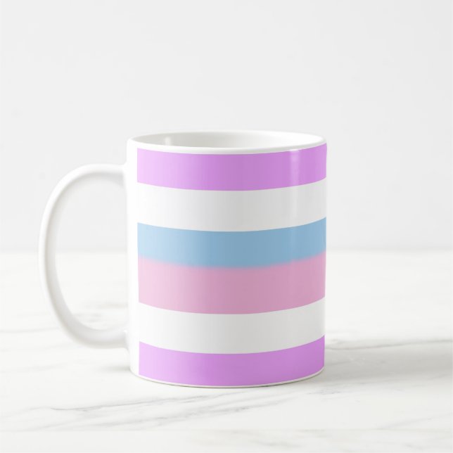 Intersex Pride Flagga Kaffemugg (Vänster)
