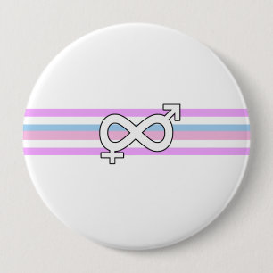 Intersex Pride Flagga Knapp