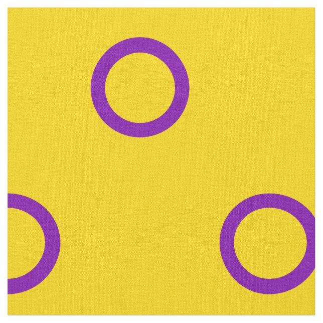 Intersex Pride flagga Tyg (Närbild)
