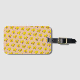 Intersex Pride Heart Mönster Luggage Tag Bagagebricka