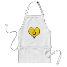 Intersex Pride Heart Vuxen Apron