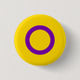 Intersex pride knäppas (cirkla), knapp