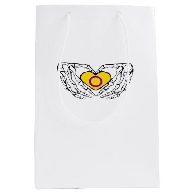 Intersex Pride Skeleton Halloween Goth Heart Class (Framsidan)