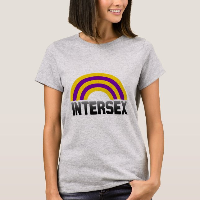 Intersex pride t shirt (Framsida)
