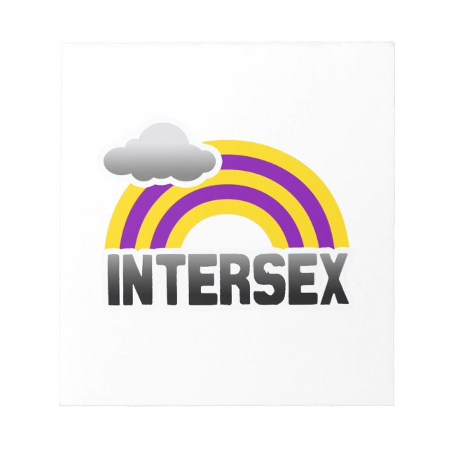 INTERSEX REGNBÅGE ANTECKNINGSBLOCK (Framsida)