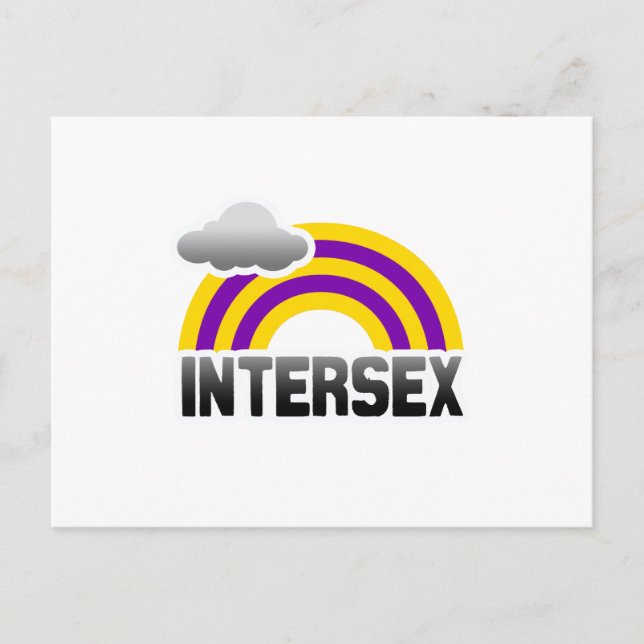 INTERSEX REGNBÅGE VYKORT (Framsida)