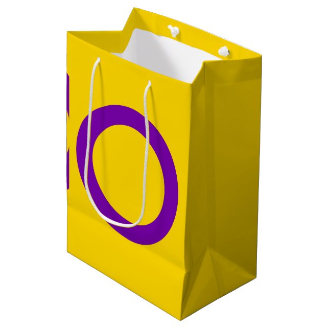 Intersex stolthetsflagga (Framsidan Vinklad)