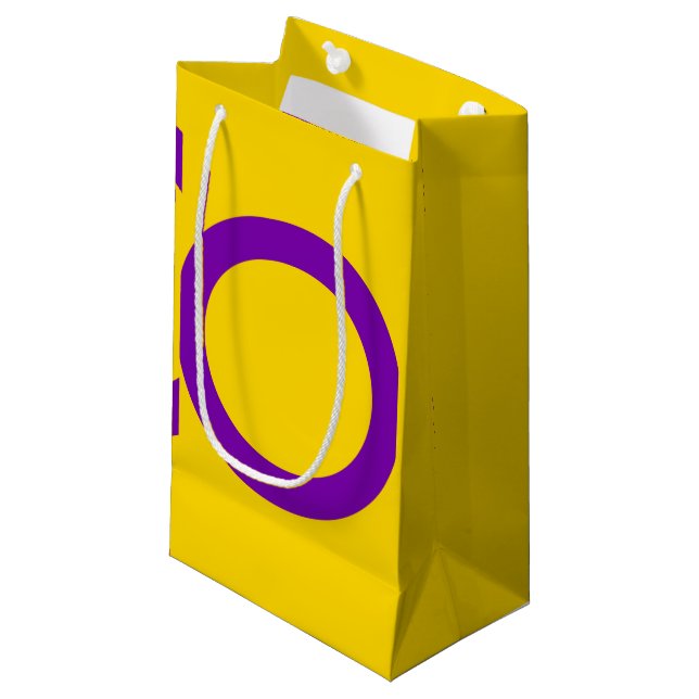 Intersex stolthetsflagga (Framsidan Vinklad)