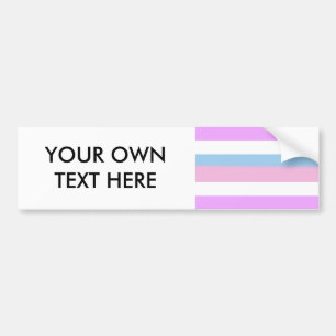 Intersex stolthetsflagga bildekal