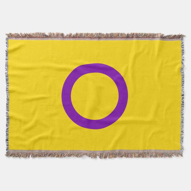 Intersex stolthetsflagga filt (Framsidan)