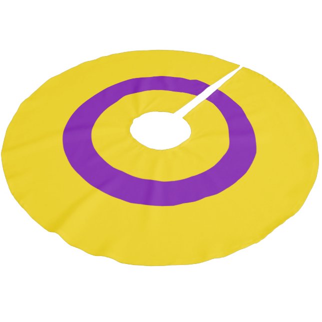 Intersex stolthetsflagga julgransmatta borstad polyester (Vinklad)