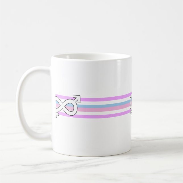 Intersex stolthetsflagga kaffemugg (Vänster)