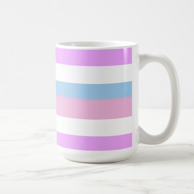 Intersex stolthetsflagga kaffemugg (Höger)
