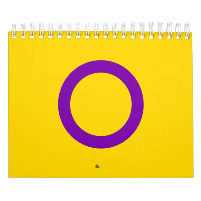 Intersex stolthetsflagga kalender (Omslag)