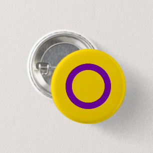 Intersex stolthetsflagga knapp
