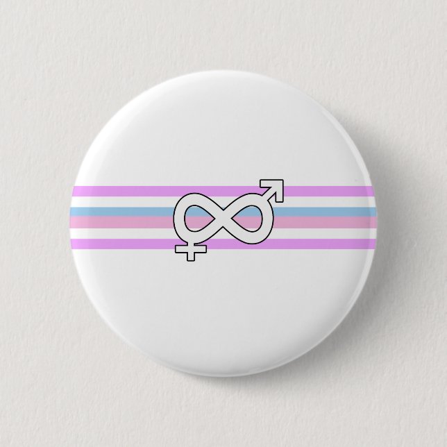 Intersex stolthetsflagga knapp (Framsida)