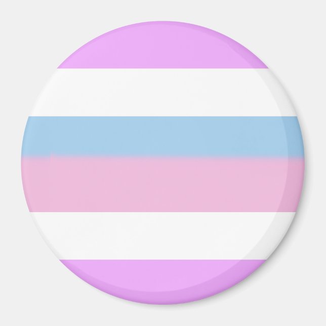 Intersex stolthetsflagga magnet (Framsidan)