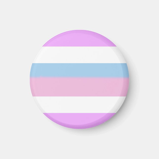 Intersex stolthetsflagga magnet (Framsidan)