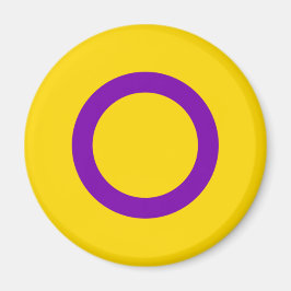Intersex stolthetsflagga magnet
