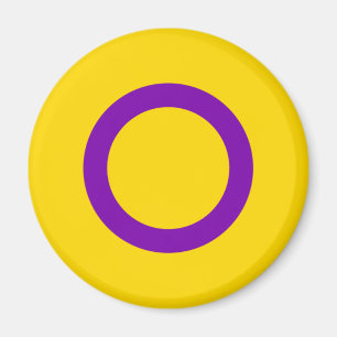 Intersex stolthetsflagga magnet