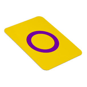 Intersex stolthetsflagga magnet