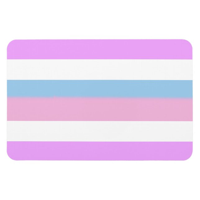 Intersex stolthetsflagga magnet (Horisontell)