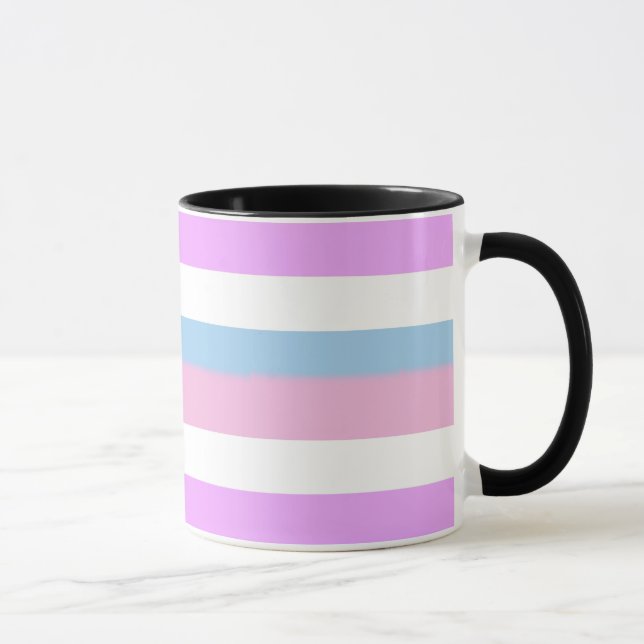 Intersex stolthetsflagga mugg (Höger)
