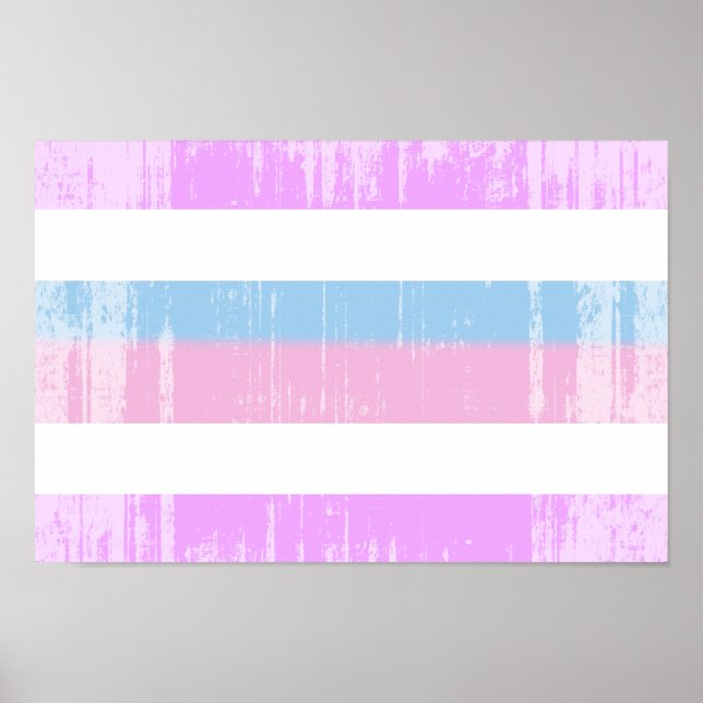 Intersex stolthetsflagga poster (Framsidan)