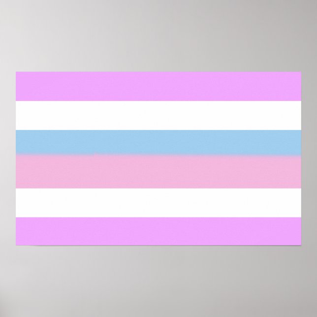 Intersex stolthetsflagga poster (Framsidan)